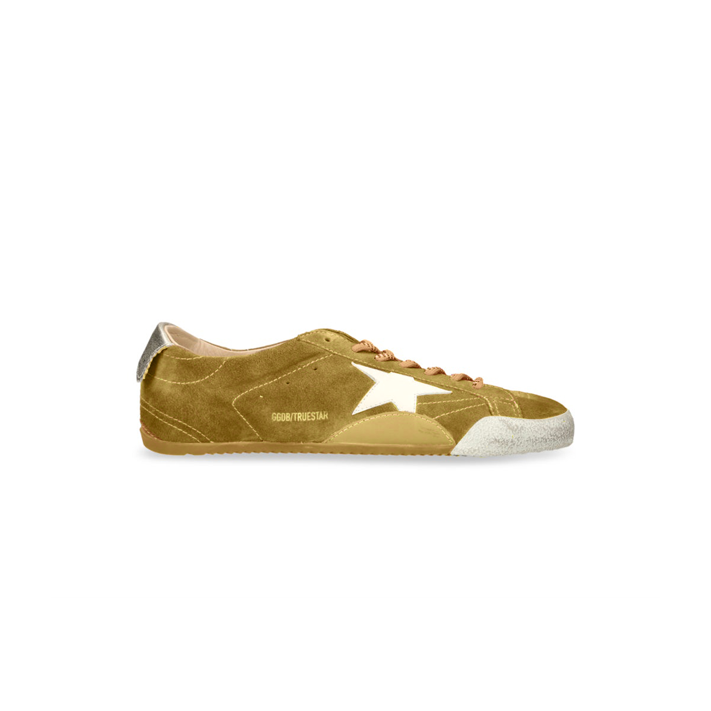 GOLDEN GOOSE TRUE STAR LOW-TOP SUEDE TRAINERS GMF00922